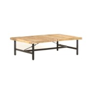 Table basse 142x90x42 cm Bois de manguier massif