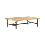 Table basse 142x90x42 cm Bois de manguier massif