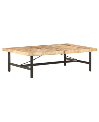 Table basse 142x90x42 cm Bois de manguier massif