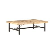 Table basse 142x90x42 cm Bois de manguier massif