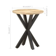 Table d'appoint 48x48x56 cm Bois de manguier massif