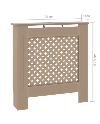 Cache-radiateur MDF 78 cm