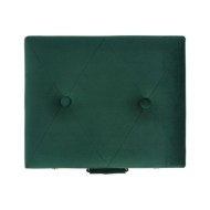 Tabourets de rangement 3 pcs Vert Velours