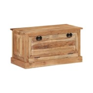 Banc de rangement de chaussures 85x40x45cm Bois d'acacia massif