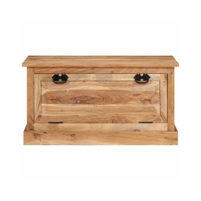 Banc de rangement de chaussures 85x40x45cm Bois d'acacia massif