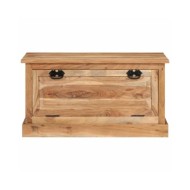 Banc de rangement de chaussures 85x40x45cm Bois d'acacia massif