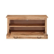 Banc de rangement de chaussures 85x40x45cm Bois d'acacia massif