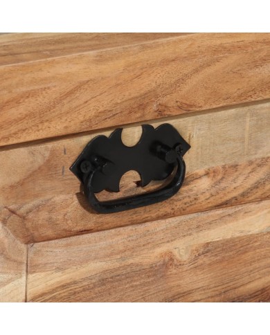 Banc de rangement de chaussures 85x40x45cm Bois d'acacia massif