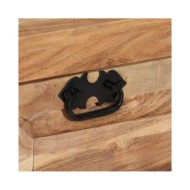 Banc de rangement de chaussures 85x40x45cm Bois d'acacia massif