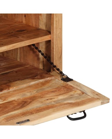 Banc de rangement de chaussures 85x40x45cm Bois d'acacia massif