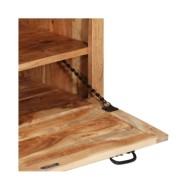 Banc de rangement de chaussures 85x40x45cm Bois d'acacia massif