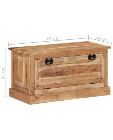 Banc de rangement de chaussures 85x40x45cm Bois d'acacia massif
