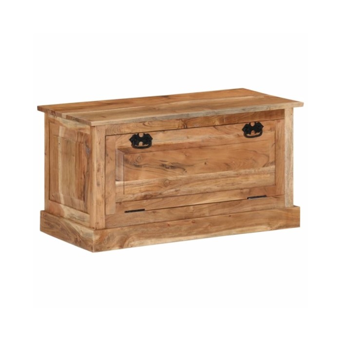 Banc de rangement de chaussures 85x40x45cm Bois d'acacia massif