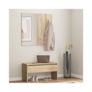 Ensemble de meubles de couloir Chêne Sonoma Bois d'ingénierie