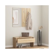 Ensemble de meubles de couloir Chêne Sonoma Bois d'ingénierie