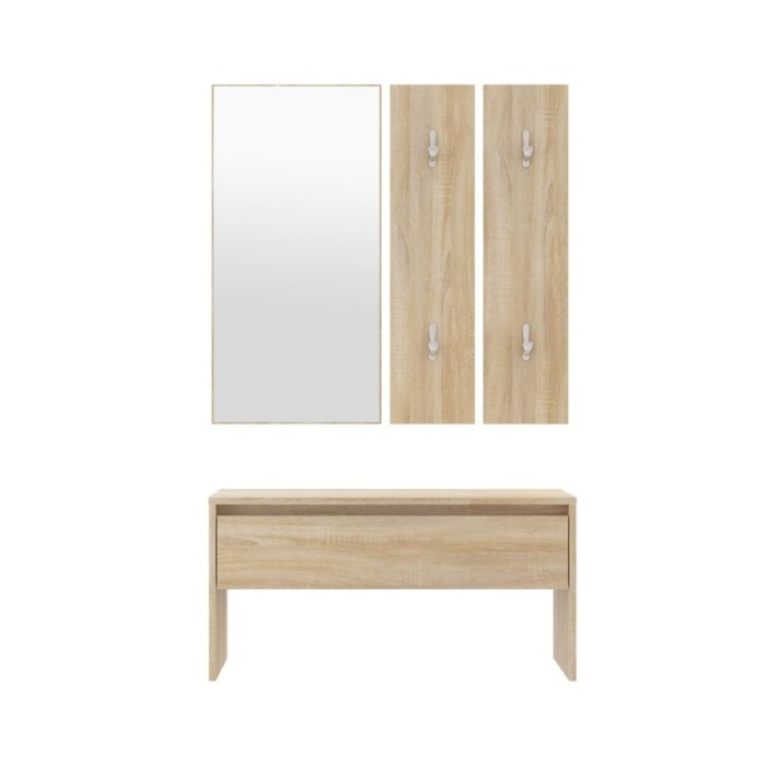Ensemble de meubles de couloir Chêne Sonoma Bois d'ingénierie
