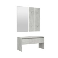 Ensemble de meubles de couloir Gris béton Bois d'ingénierie