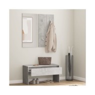 Ensemble de meubles de couloir Gris béton Bois d'ingénierie