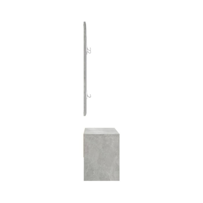 Ensemble de meubles de couloir Gris béton Bois d'ingénierie
