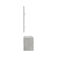 Ensemble de meubles de couloir Gris béton Bois d'ingénierie