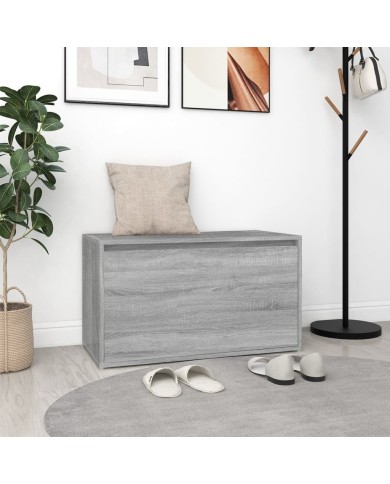 Banc d'entrée 80x40x45 cm Sonoma gris Bois d'ingénierie