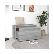 Banc d'entrée 80x40x45 cm Sonoma gris Bois d'ingénierie