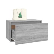 Banc d'entrée 80x40x45 cm Sonoma gris Bois d'ingénierie