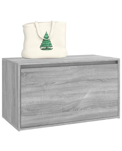 Banc d'entrée 80x40x45 cm Sonoma gris Bois d'ingénierie