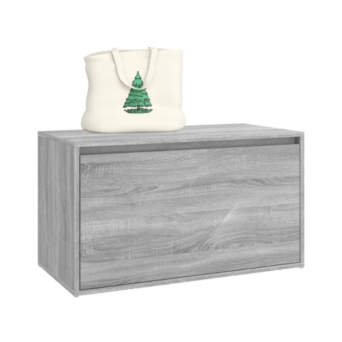 Banc d'entrée 80x40x45 cm Sonoma gris Bois d'ingénierie