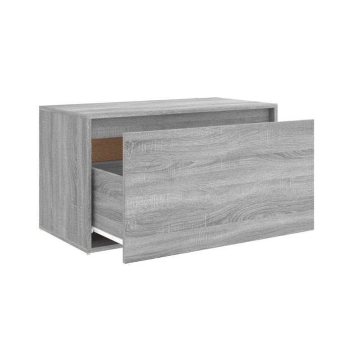 Banc d'entrée 80x40x45 cm Sonoma gris Bois d'ingénierie