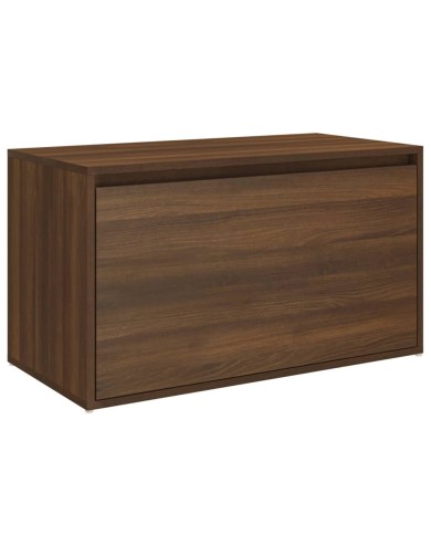Banc d'entrée 80x40x45 cm Chêne marron Bois d'ingénierie