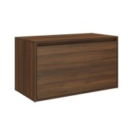 Banc d'entrée 80x40x45 cm Chêne marron Bois d'ingénierie