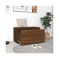 Banc d'entrée 80x40x45 cm Chêne marron Bois d'ingénierie