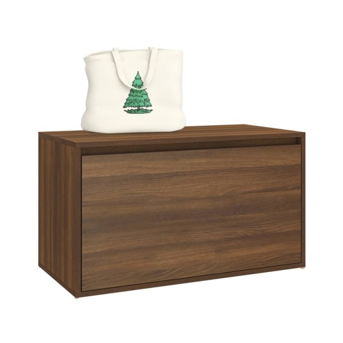 Banc d'entrée 80x40x45 cm Chêne marron Bois d'ingénierie