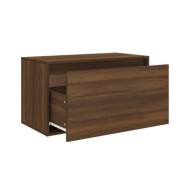 Banc d'entrée 80x40x45 cm Chêne marron Bois d'ingénierie