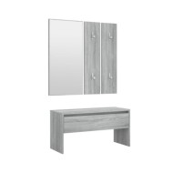 Ensemble de meubles de couloir Sonoma gris Bois d'ingénierie