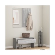 Ensemble de meubles de couloir Sonoma gris Bois d'ingénierie