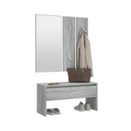 Ensemble de meubles de couloir Sonoma gris Bois d'ingénierie