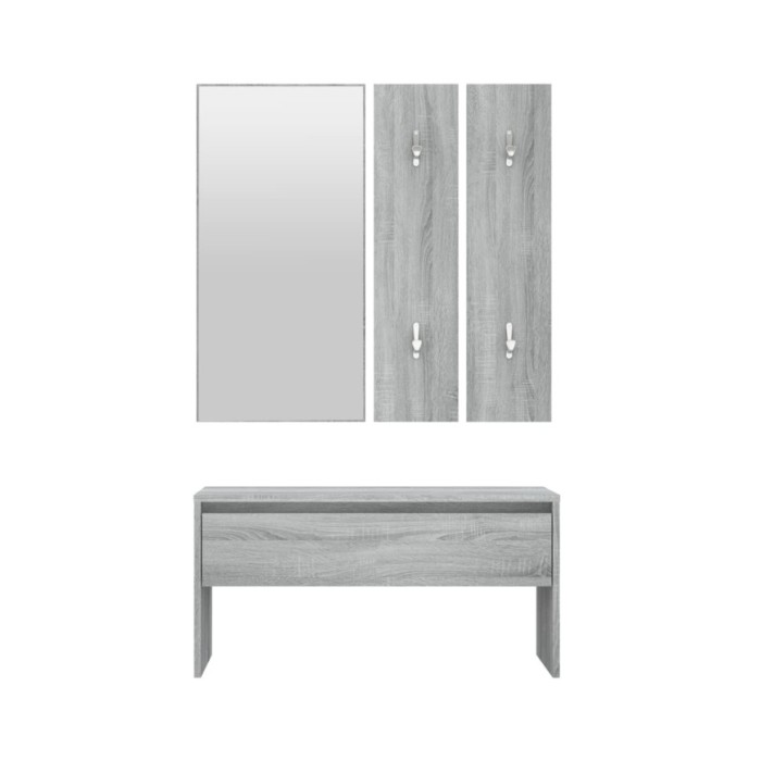 Ensemble de meubles de couloir Sonoma gris Bois d'ingénierie