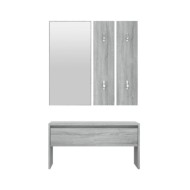 Ensemble de meubles de couloir Sonoma gris Bois d'ingénierie
