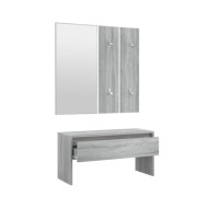 Ensemble de meubles de couloir Sonoma gris Bois d'ingénierie