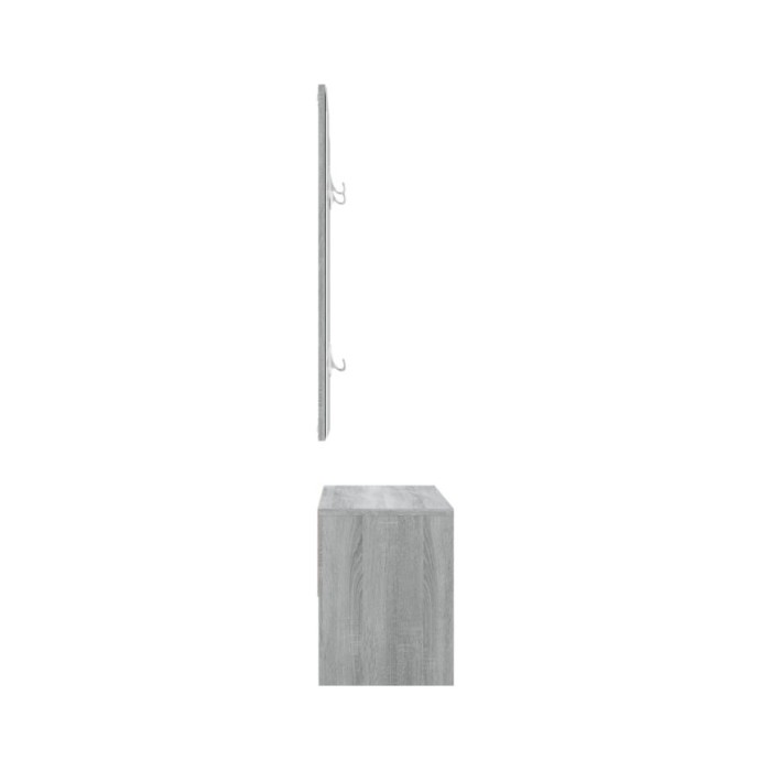 Ensemble de meubles de couloir Sonoma gris Bois d'ingénierie