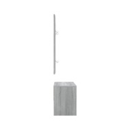 Ensemble de meubles de couloir Sonoma gris Bois d'ingénierie