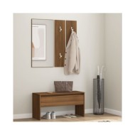 Ensemble de meubles de couloir Chêne marron Bois d'ingénierie