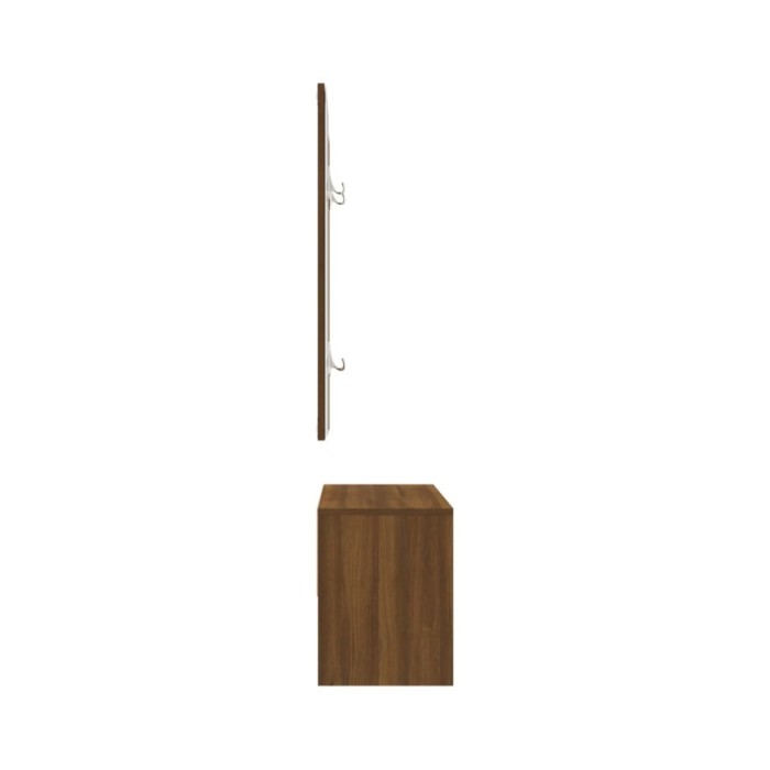 Ensemble de meubles de couloir Chêne marron Bois d'ingénierie