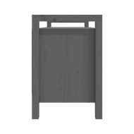 Banc d'entrée Gris 110x40x60 cm Bois de pin massif