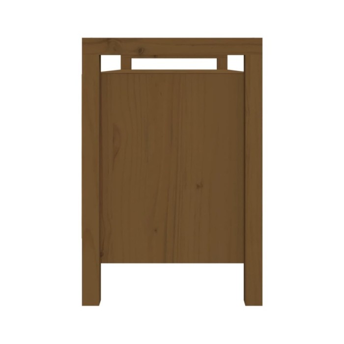 Banc d'entrée Marron miel 110x40x60 cm Bois de pin massif