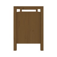 Banc d'entrée Marron miel 110x40x60 cm Bois de pin massif