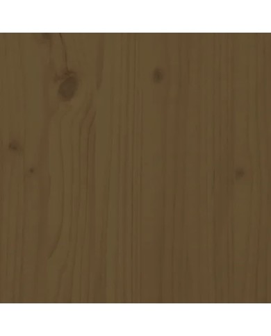 Cache-radiateur Marron miel 210x21x85 cm Bois massif de pin
