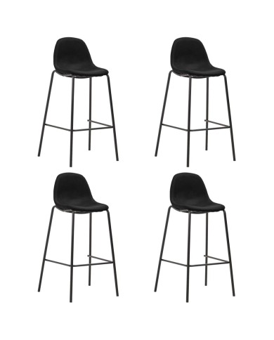 Ensemble de bar 5 pcs Tissu Noir
